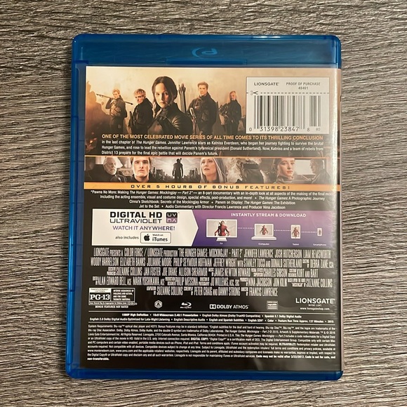 The Hunger Games, MockingJay Part 2 / BUNDLE AND SAVE ON MOVIES - Picture 2 of 10
